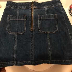 Madewell denim skirt